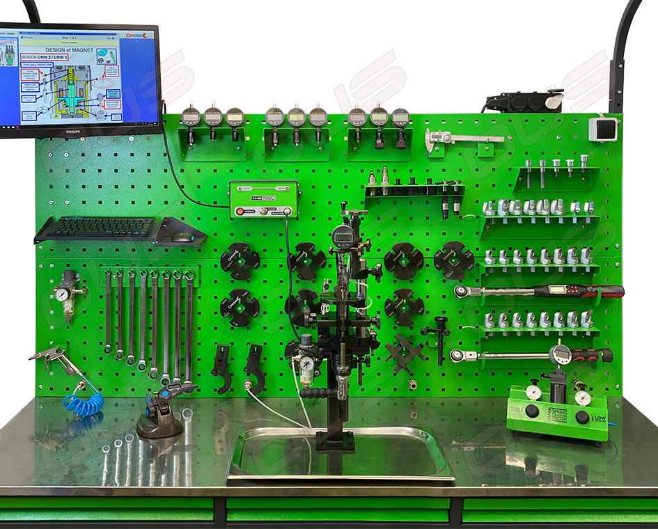 3 stopnja za popravilo in nastavitev injektorja dize šobe profesional bosch-delphi-denso no1 common rail